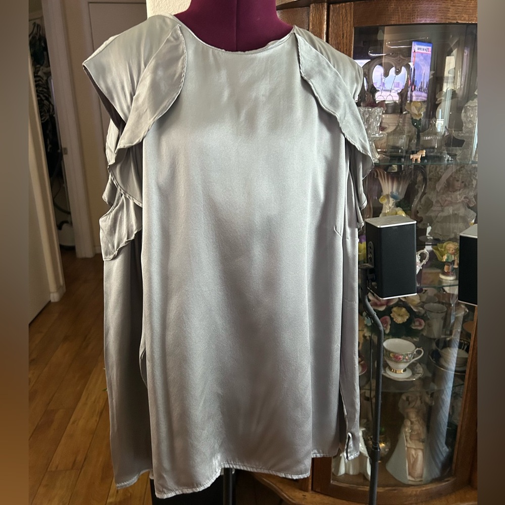 Antonio Melani Gray Sleeveless Top - Picture 2 of 4